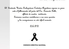 Comunicado de Fallecimiento
