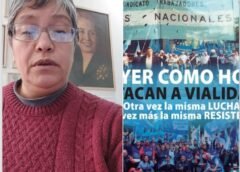 Radio «La Voz del Custodio». INFORMA: Nuestra Secretaria General, Silvia Diez envía su apoyo a la lucha de la Compañera Graciela Graciela Aleñá, Secretaria General del STVyARA.